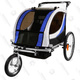 It takes up a lot of space, but the Clevr 3-in-1 can serve as a stroller, a running stroller, and even a bike cart.